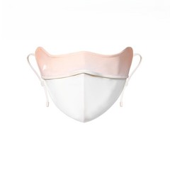 SPGOLF UV Sun Protection Face Cover/Neck 1 Count (Pack of 1), White Pink