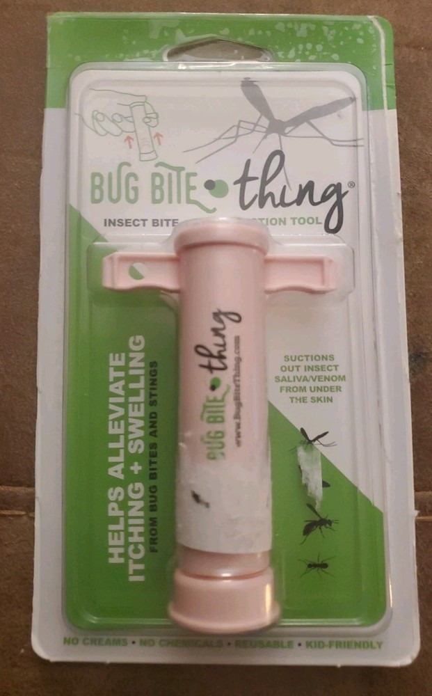 Bug Bite Thing Chemical Free Sting Suction Tool – Pink NEW
