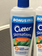 Cutter Skinsations Mosquito Insect Repellent (Pack of 3) Large Pump Spray 7.5 oz