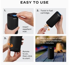 Thermacell Multi-Insect Repellent Refills 60 Hr. 15 Mats 5 Fuel Cartridges