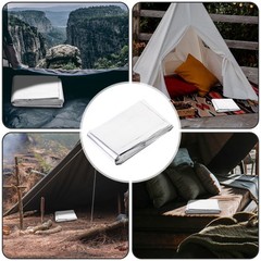 2 Pcs Outdoor Thermal Blanket Insulated Garden Blankets Emergency Survival