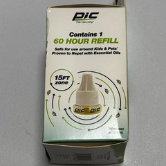 PIC Mosquito Botanical Repellent​ 60 Hour REFILL Set Of 6 REFILLS in 6 New Boxes