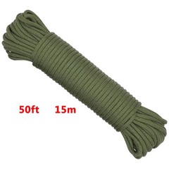 Nylon Paracord Parachute Cord Rope 550 Mil Spec Type III 7 Strand 50FT-1000FT