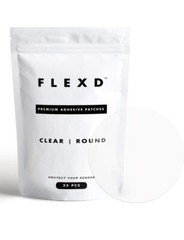 Flexd – Libre Adhesive Patches (25-Pack) Waterproof Patch, Cgm Protection Tap