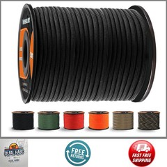 650lb 9-Strand Paracord Rope 100ft/200ft Spool Type III Camping Survival