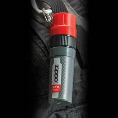 GENUINE ZIPPO EMERGENCY FIRE KIT WATERPROOF STORAGE CANISTER / BRAND NEW