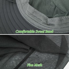 Mosquito Head Net Hat Bug Protection Outdoor Sun Insect Mesh Fishing Beekeeping