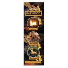 Pine Mountain, Fatwood StarterStikk, Natural Firestarting Sticks 1.5lb, Brown