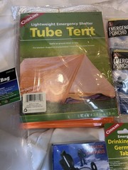 Survival Gear Kit Emergency Home Auto Camping 10 Pieces
