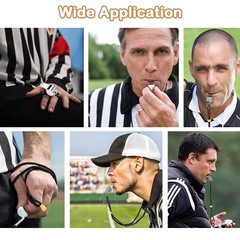 Bsofing Whistle, Coaches Whistle with Lanyard, for Coaches, 2PCS