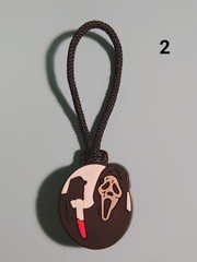Paracord Handmade Zipper Pull HORROR THEMED- Beetlejuice/ Pennywise + 11 options