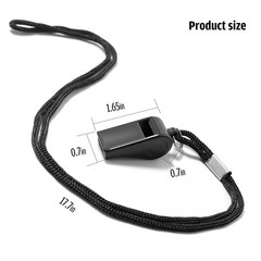 Whistle with Lanyard for Coaches, Referees, Training, Outdoor Camping Accesso…