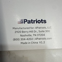 4Patriots EMP Protection Shielding Bag For Electronics Size XL 30X28 Lion Energy