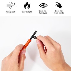 4PCS Ferro Rods Fire Starter Sticks Fire Striker Flint and Steel Fire Starter…