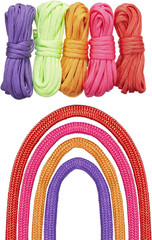 24 Pieces 10 Feet Paracord Cord 550 Multifunction Paracord Bracelet Rope Craftin