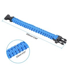 Survival Paracord Bracelets, Braided Bracelet, Blue