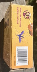 PIC Mosquito Repelling Terra Cotta Burning Dish Vintage In Orig Box- No Discs