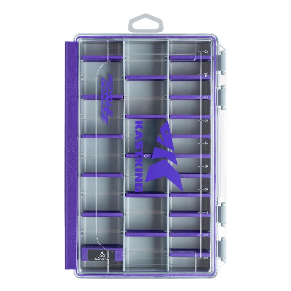 KastKing HyperSeal Waterproof Tackle Box, 3600 and 3700 3600(1 Pack), Purple