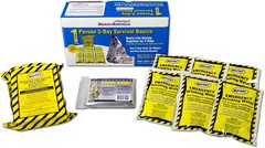 The Survival Box 1-Person 3-Day Emergency Kit Includes 5 Year Emergency Food