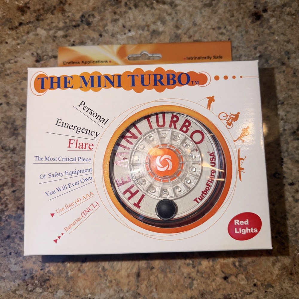 TurboFlare The Mini Turbo: Personal Emergency Kit, Flare, Armband*New