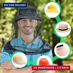 tupi Premium Mosquito Head Net, 1 Pack Bug Net for Head,Fly & Insect Protection