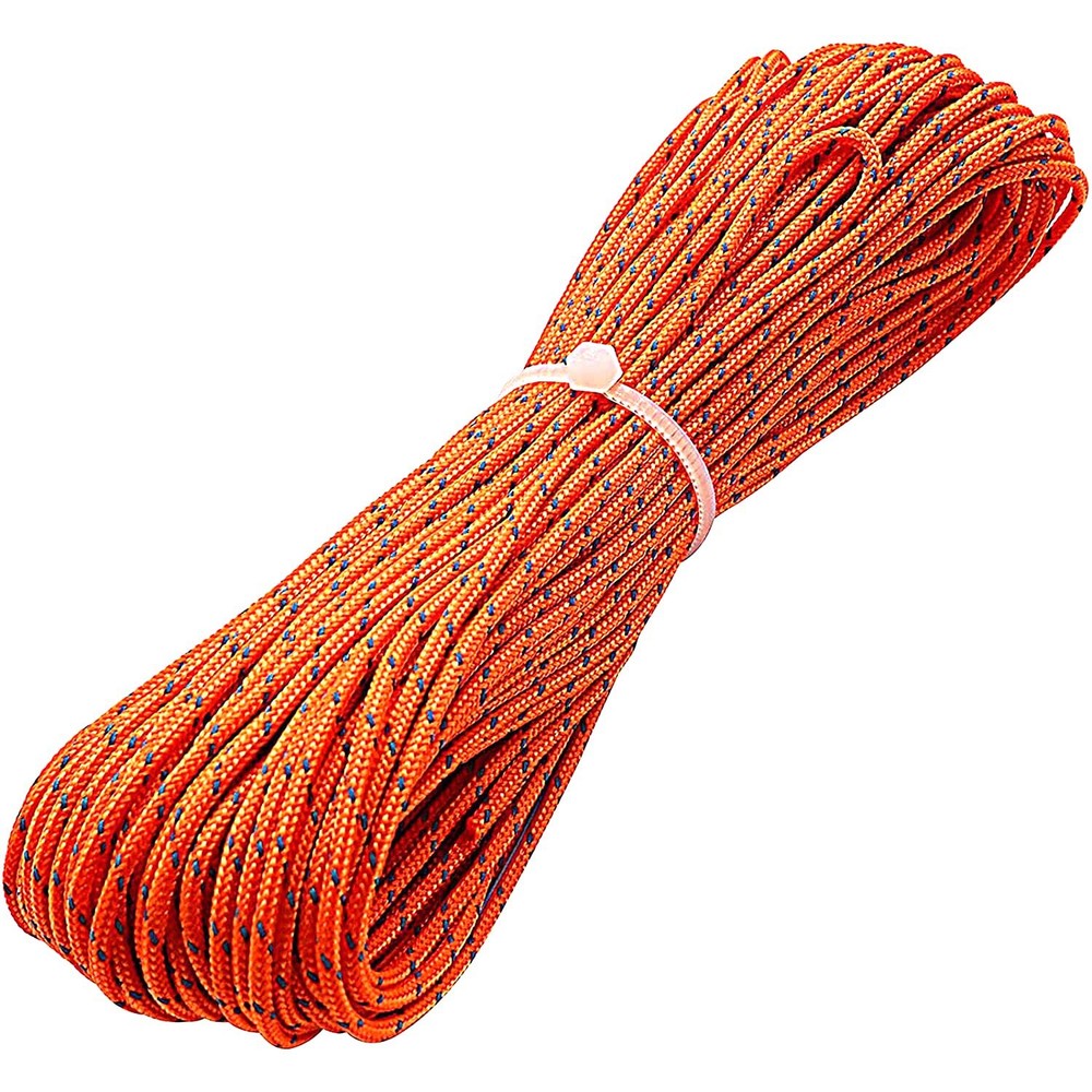 1.8mm Fluorescent Reflective Guyline Tent Rope Camping Cord Paracord65 Feet