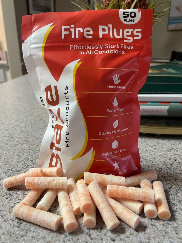 “Blaze Fire Plugs | Premium Waterproof Fire Starters – Made in USA”
