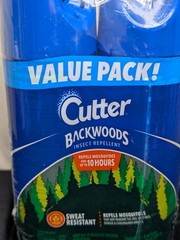 Cutter Backwoods Insect Repellent Value Pack 2 Cans 6oz Each 25% DEET Spray
