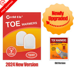 WORLD-BIO Toe Warmers with Adheasive – Long Lasting Safe 7 x 9.5 cm, white