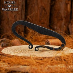 Flint Fire Striker Hand Forged Carbon Steel – Medieval Bushcraft Fire Starter…