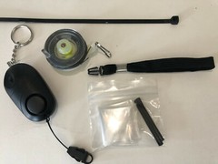 Camp Guardian Trip wire alarm W/ waterproof kit & 85ft of Trip wire on reel