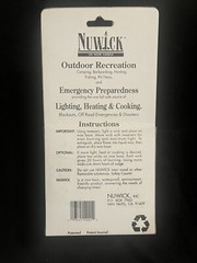Nuwick Lg 120 Hour Emergency Candle Moveable Wicks Reusable Light Heat Cook NIB