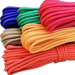 10 Pack Paracord 550 Assorted Colors Paracord Bracelet String Rope Outdoor Parac