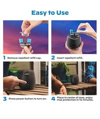NEW Thermacell Mosquito Repellent E55 Graphite includes 12 hour refill 20 ft✅