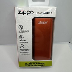 New Zippo Orange HeatBank 3 Rechargeable Hand Warmer & Power Bank