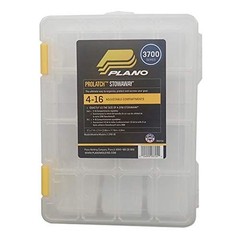 Plano 23705-00 Half-Size Stowaway with Adjustable Dividers, One Size, Clear
