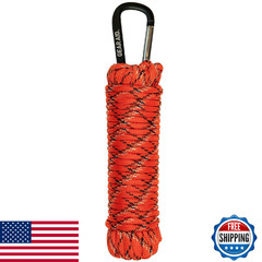 Gear Aid 550 Paracord And Carabiner 7 Strand Utility Cord For Camping And