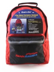 2-Person 3-Day Food Supply Deluxe Emergency Kit with Backpack Water Purification