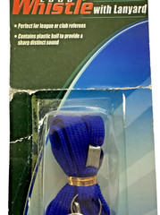 Metal Whistle with Lanyard, Loud, Referee Coaches Basketball Football Soccer