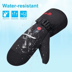 Savior Heat Heated Ski Gloves Heated Mittens For Men Women7.4V Rechargeable