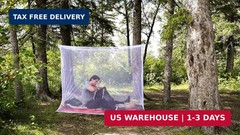 Coghlan’s Rectangular Mosquito Net – Lightweight Mesh Canopy for Camping, Travel