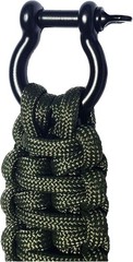 Paracord Bracelet with Stainless Steel Adjustable Shackle (1.25″ SSG Slash