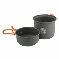 UST Solo Cook Kit Lightweight Compact Pot Set Cookware Camping Survival Gear