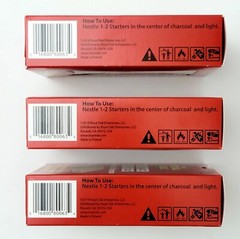 3 Boxes Royal Oak Starter Squares 24 CT = 72 Pieces Natural FIRE Starters 2”x2”
