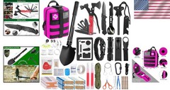 Emergency Survival Kit with Tactical Tools and Fishing Gear – Great Gift for Men