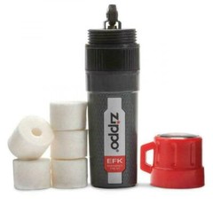 GENUINE ZIPPO EMERGENCY FIRE KIT WATERPROOF STORAGE CANISTER / BRAND NEW