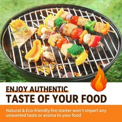 Natural 72 Count Fire Starters – Hassle-Free Lighting for Indoor & Outdoor