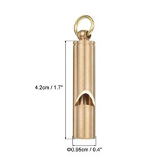 3pcs Emergency Whistles Brass Outdoor Survival Whistle for Camping