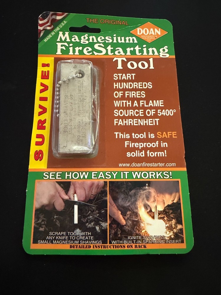 Manesium Fire Starting Tool Doan Machinery