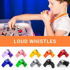 Pipe, 10 pieces, referee pipes, sport pipes color mix